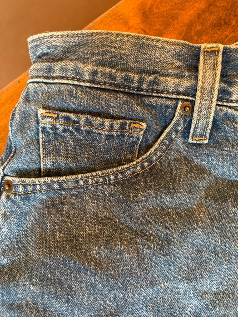 Levi Strauss High Waisted Mom Denim Shorts - Size 29 - Picture 3 of 4